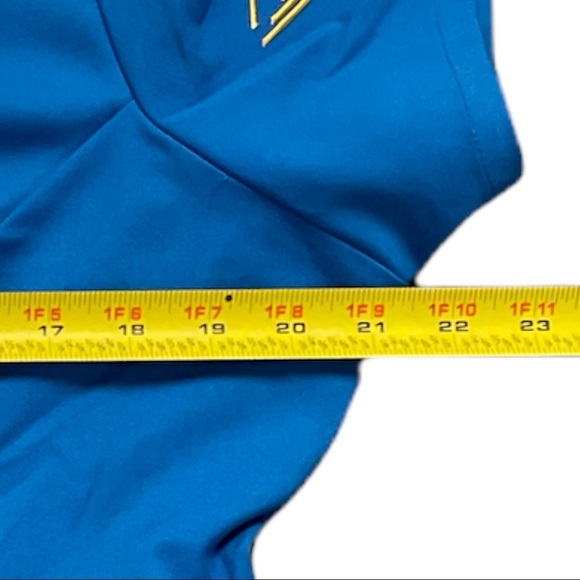 Rant Medical Scrubs Top. Turquoise. Size XS - Picture 5 of 9